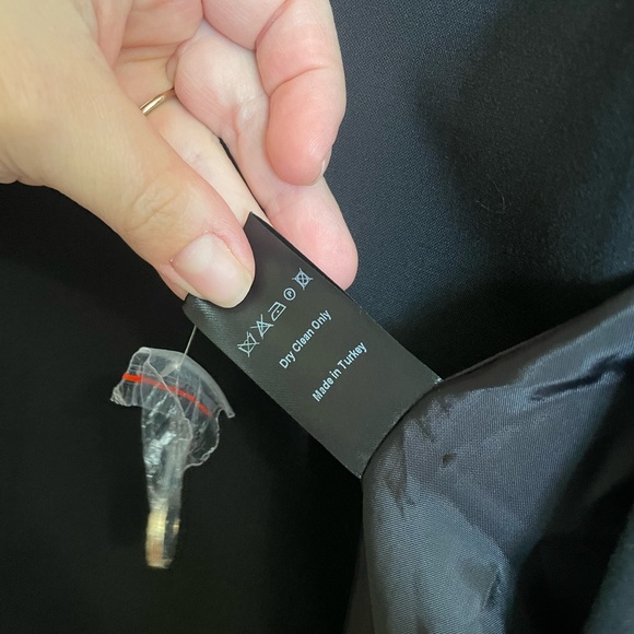 Karen Millen Classic Black Sleeveless Collared Blazer Dress - Picture 10 of 11